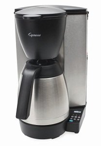 Capresso MT600 Coffee Maker - Stainless Steel with Black
